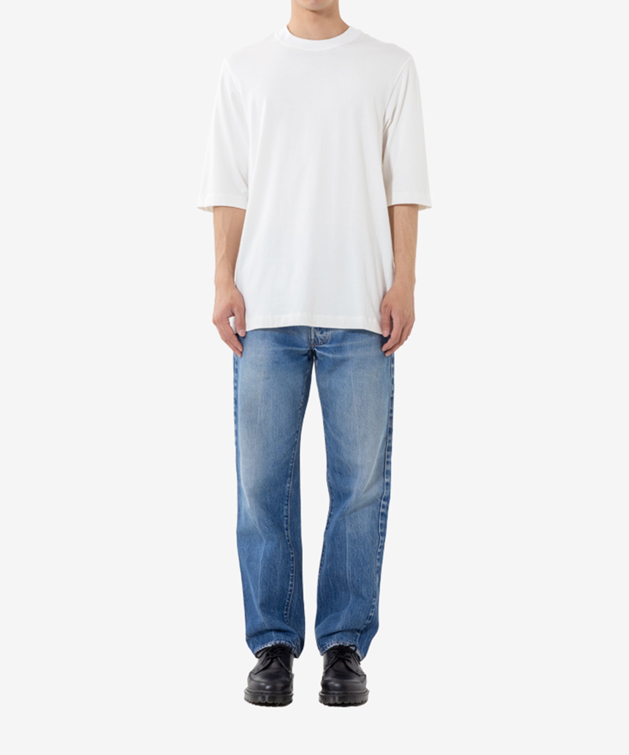 J202 BASIC MID SLEEVE TEE – FITFOR.TOKYO